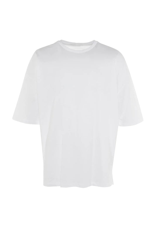 Oversize White Cotton T-Shirt