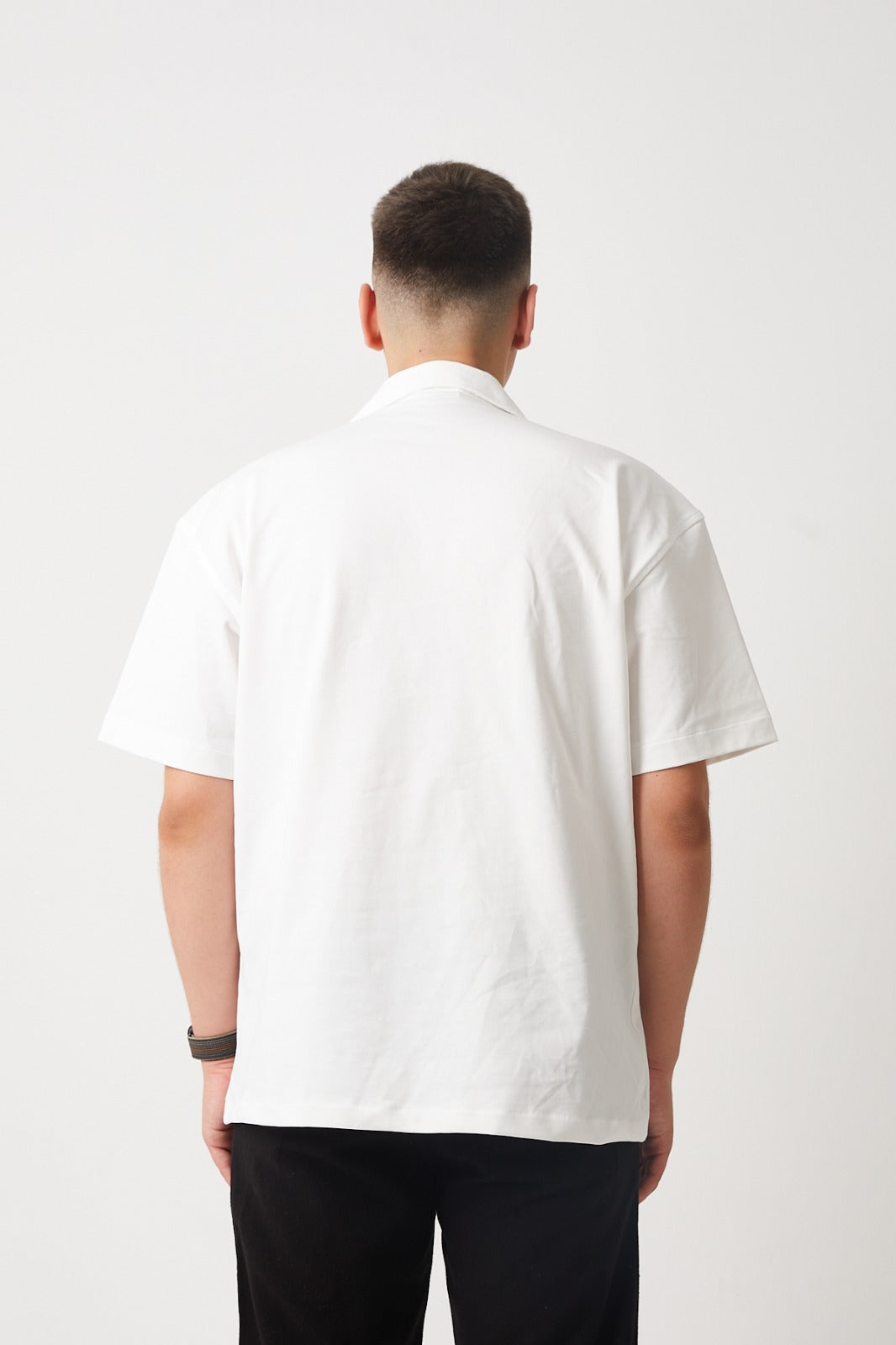Apache Collar, Embroidered Detail, Supreme Shirt - White
