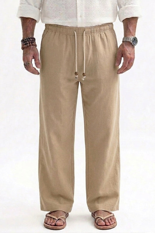 Fedora Baggy Pants - Beige