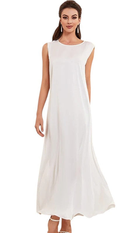 Comfortable Abaya Inner Satin Dress