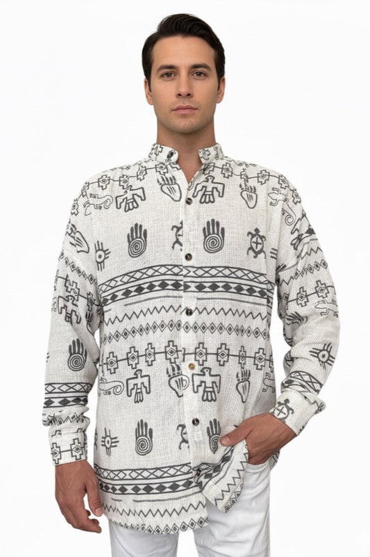 Boheme Linen Shirt - Black
