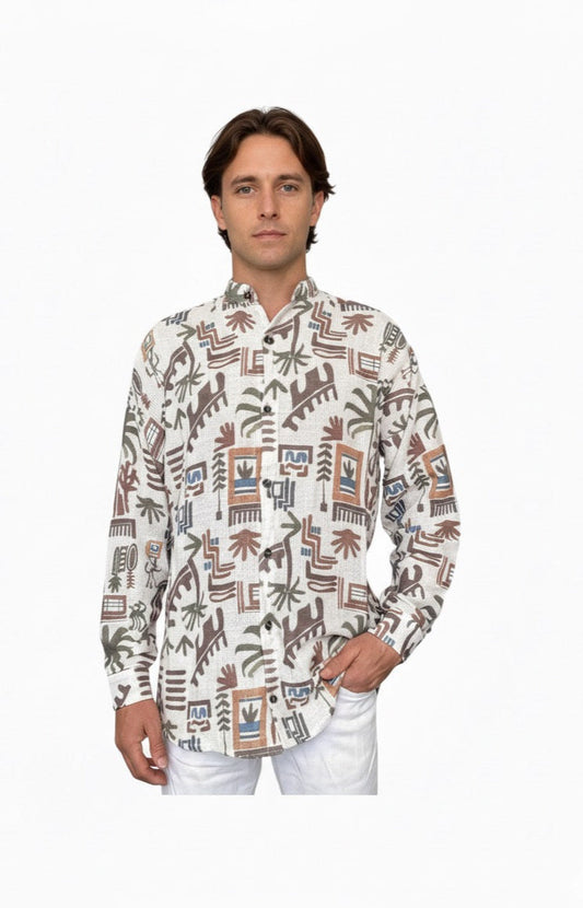 Boheme Linen Shirt - Multi